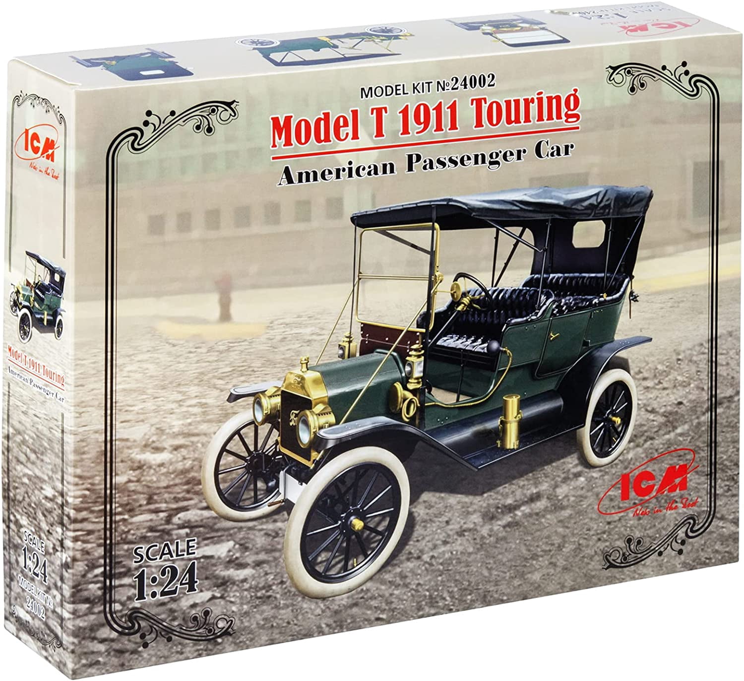 ICM Models Model T 1911 Touring American Passenger Car Model Kit