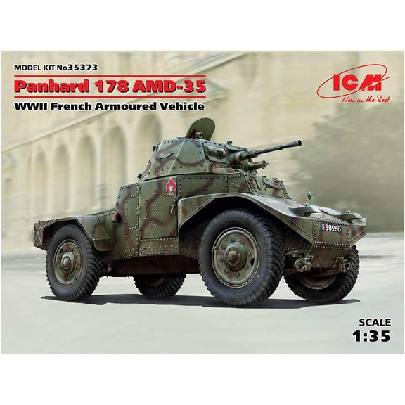 ICM Models Panhard 178 AMD-35 WWII French Armoured Model Kit