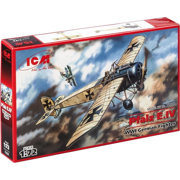 ICM Models Pfalz E.IV WWI German Fighter Building Kit