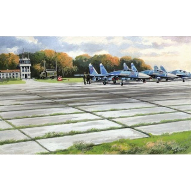 icm models soviet pag-14 airfield plates building kit, 1:72 scale