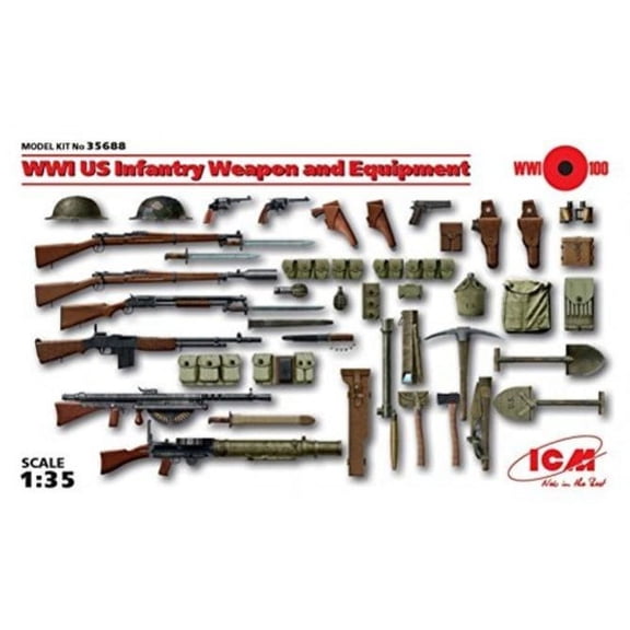 ICM WWI US Infantry Weapons & Equipment New