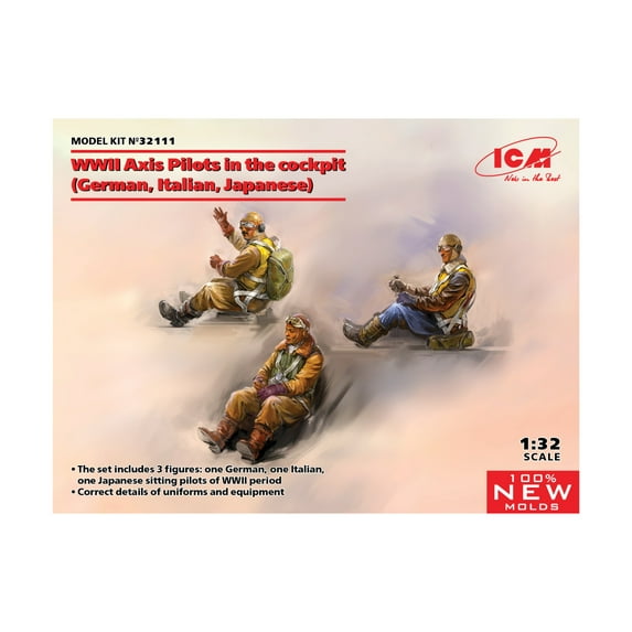 ICM WWII Axis Pilots in the Cockpit New