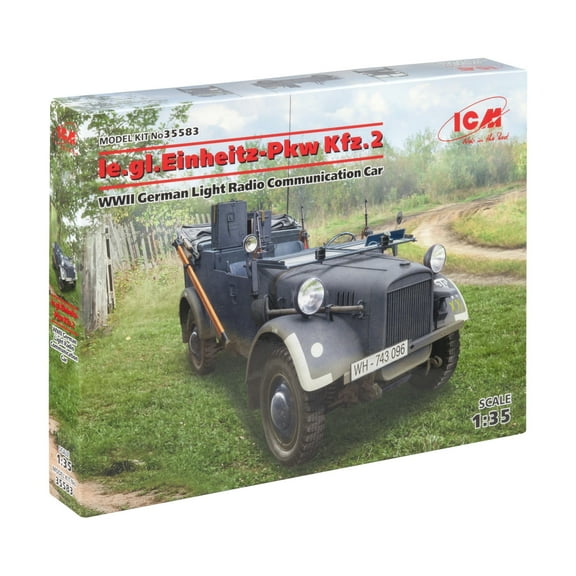 ICM le.gl.Einheits-Pkw Kfz.2German Light Radio Car New