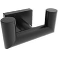 thumbnail image 1 of ICO Bath V6222 Volkano Crater Double Robe Hook Matte Black Bathroom Hardware Robe Hook, 1 of 4