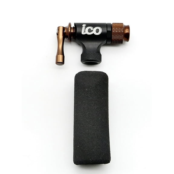 ICO CO2 Inflator for Bikes Tires, for Presta & Schrader Valves