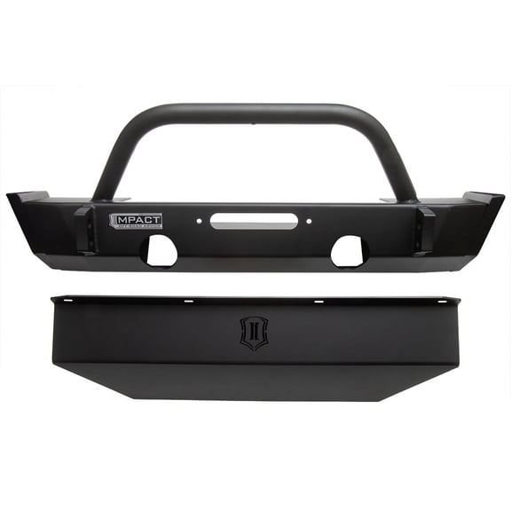 ICO Impact Bumpers Fits select: 2018-2019,2021 JEEP WRANGLER UNLIMITED