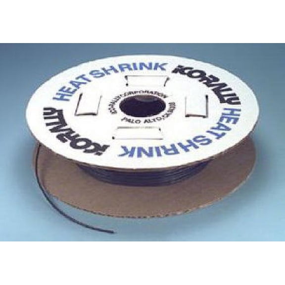 ICO-Rally 8801 SPOOL/HT SHRNK/ 1 - 16 INCH 70 ' BLACK - 8801