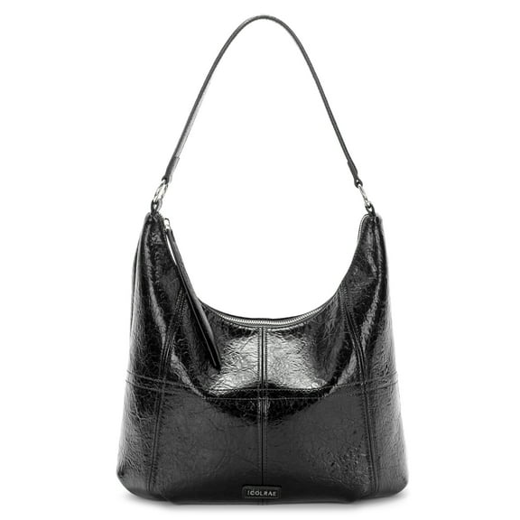 ICOLRAE Hobo Bag for Women Work Large Vegan Leather Slouchy Hobo Bags With Zipper Ladies Travel Weekender Bag