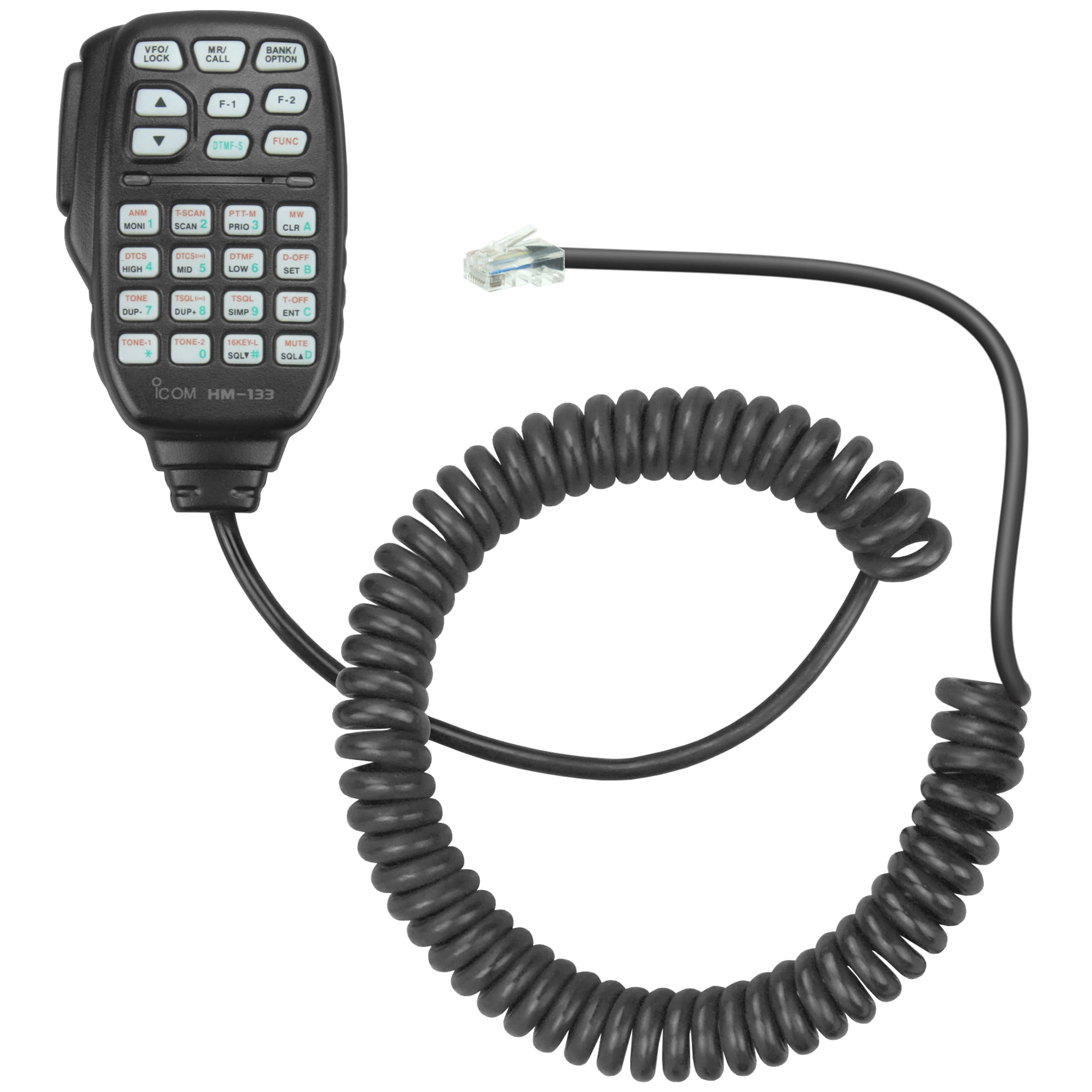 Banshee Handheld Speaker Microphone, Compatible with Icom Radios IC-2200H, IC-V8000, HM-133V Mic, & More