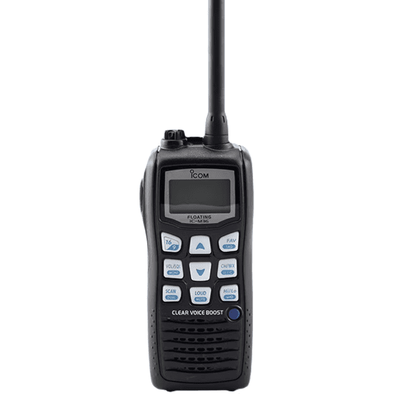 ICOM IC-M36 Maritime Hand-held Intercom VHF VHF IPX7 Waterproof Floating Handstand