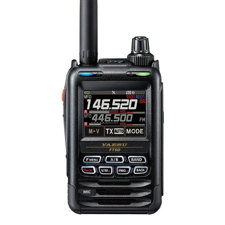Yaesu FT-5DR walkie talkie 2-way Radio C4FM/FM 144/430MHz Dual Band 5W Radios Digital Transceiver with Touch Screen Display