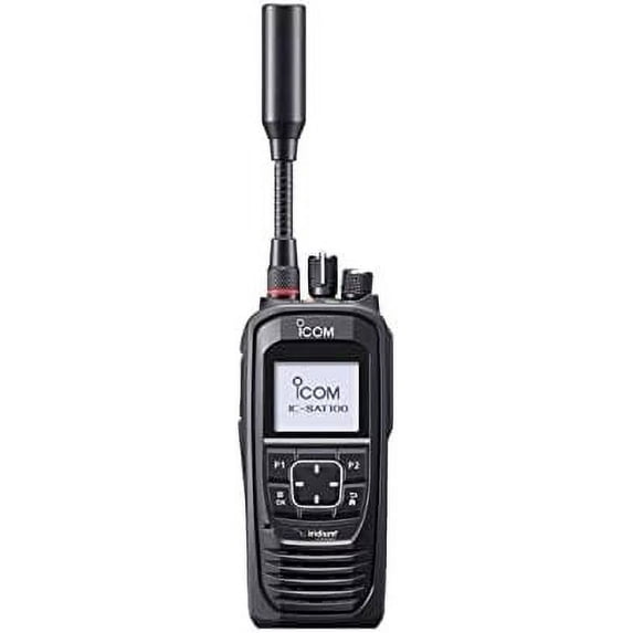 ICOM IC-SAT100 Icom & Iridium Satellite Push-to-Talk PTT Transceiver Two-Way Radio - Global Use