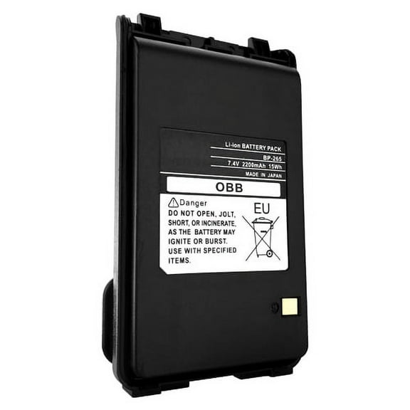 ICOM IC-T70A / IC-T70E FM Transceiver 2200mAh BP-265 Battery Replacement by Banshee