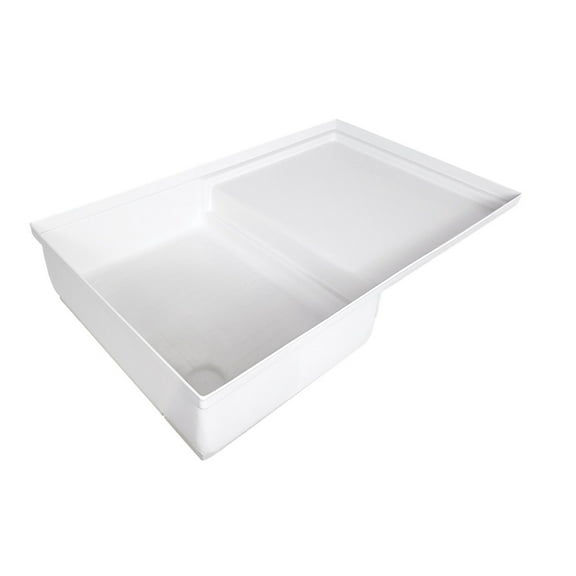 ICON 12893 Combo Shower Pan SP400 - Polar White