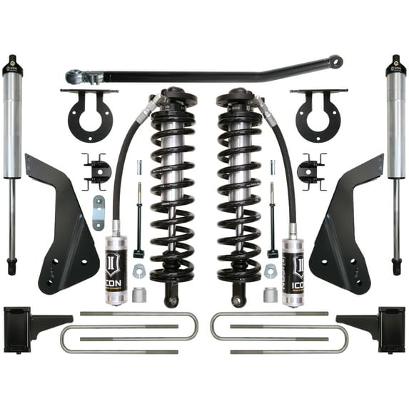 ICON 2005-2010 Ford F250/F350, 4-5.5" Lift, Stage 2 Coilover Conversion System