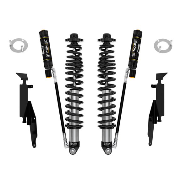 ICON 2021-2026 Ford Bronco, Rear, 1.25-3 Lift, V.S. 2.5 Series Coilover Kit, Remote Reservoir w/ CDEV, Pair