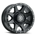 thumbnail image 1 of ICON Alloys Rebound HD, Satin Black, 17 x 8.5 / 8 x 6.5, 13mm Offset, 5.25" BS, 1 of 3