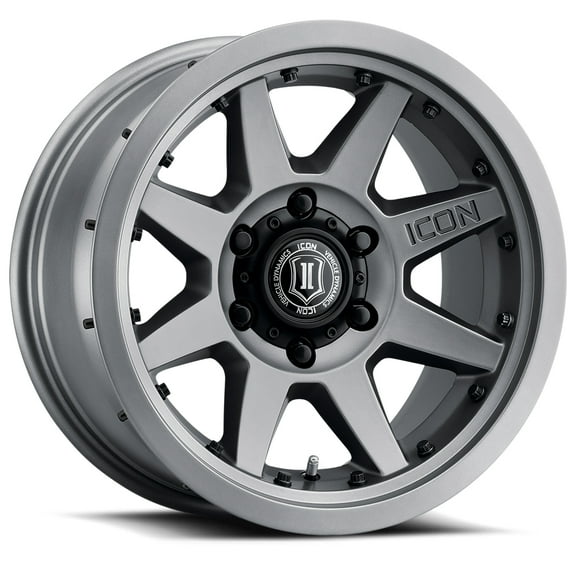 ICON Alloys Rebound Pro, Titanium, 17 x 8.5 / 6 x 150, 25mm Offset, 5.75" BS