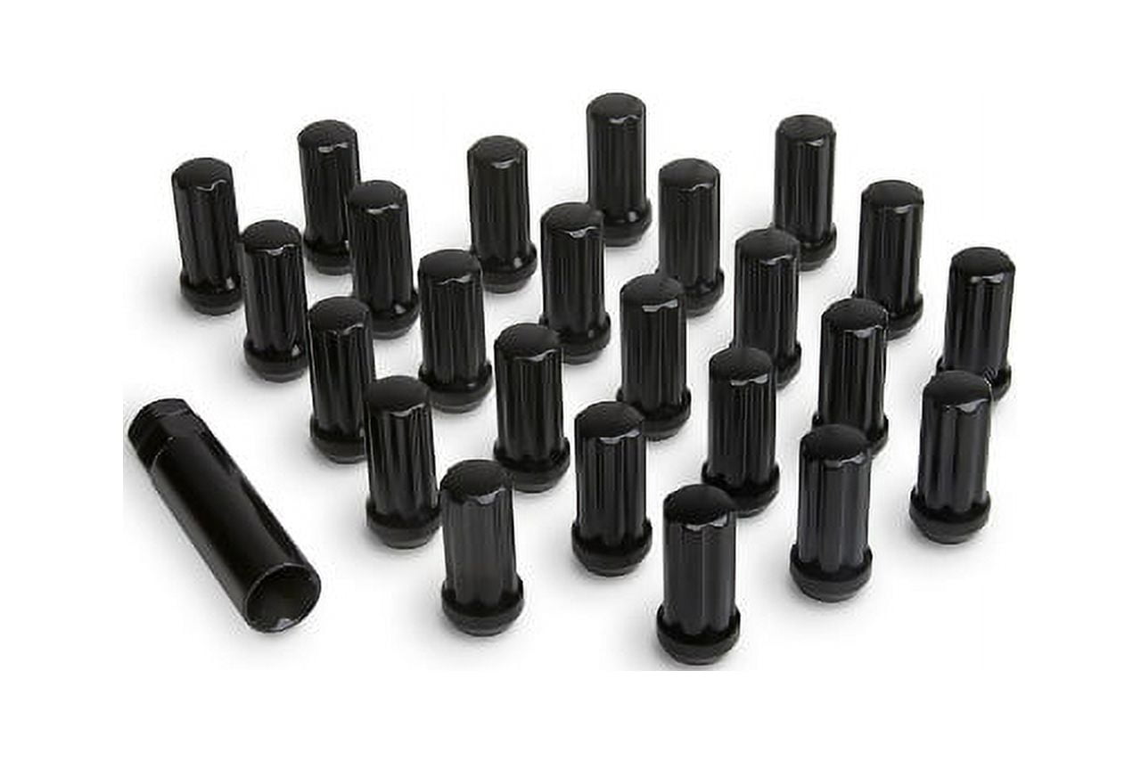 ICON Alloys, Lug Nut Kit, M14 x 1.5, Black, 24 Count with Lug Key