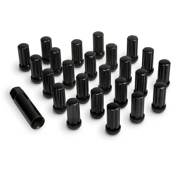 ICON ALLOYS LUG NUT KIT BLACK 14 X 1.5/24 COUNT W/KEY