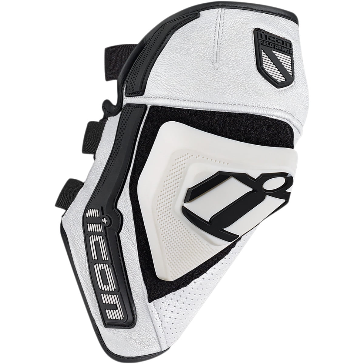 【SURGERY】 dekki clover logo sleeveless 'white' ICON Cloverleaf™ Knee Guard Street (Multi White, Small