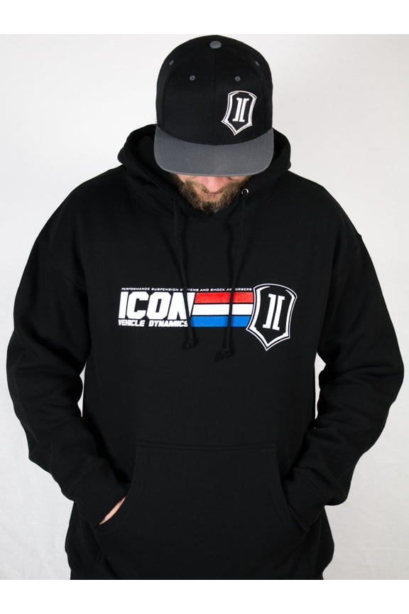 ICON GI-Logo Hoodie  Black, XXXL