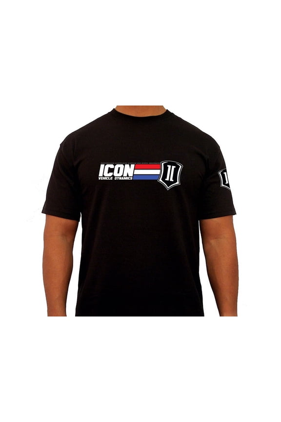 ICON GI-Logo Tee  Black, Large