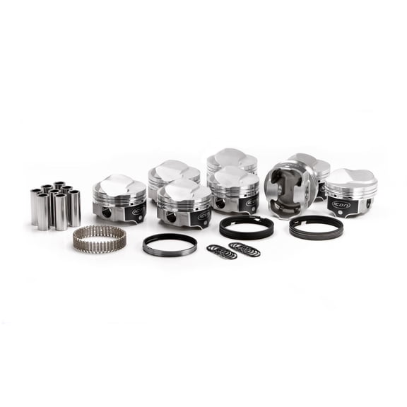 ICON IC9918KTM.040 FHR Piston Kit w/ Rings - Chevy 454 6.135" Rod