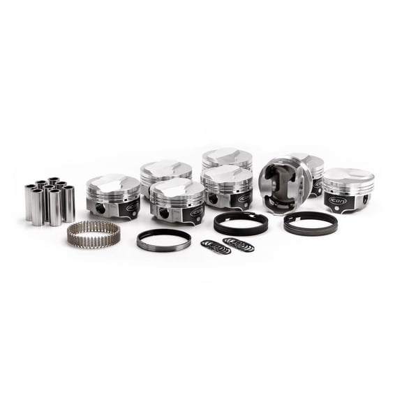ICON IC9919KTM.030 FHR Piston Kit w/ Rings - Chevy 454 6.135" Rod