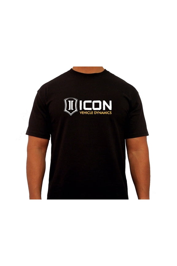 ICON R&D-Logo Tee  Black, Large