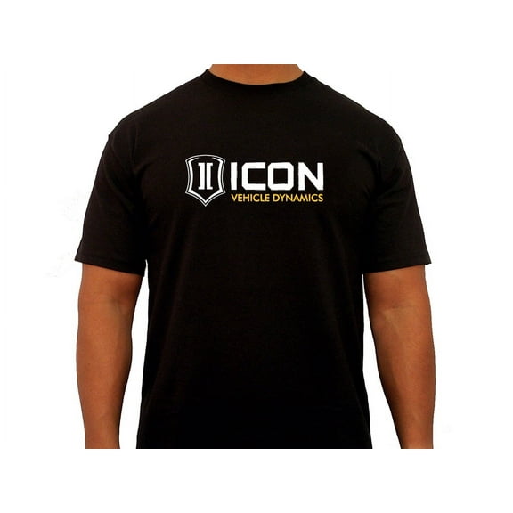 ICON R&D-Logo Tee – Black, Medium