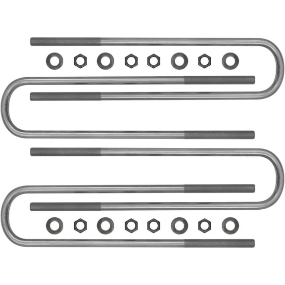ICON, Rear, 17" U-Bolt Kit, Compatible with 2011-Up Ford F250/F350 SD, 67002