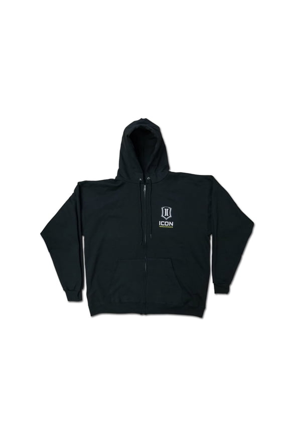 ICON Standard-Logo Hoodie  Black, Large