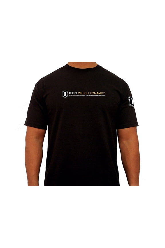 ICON Standard-Logo Tee  Black, Large