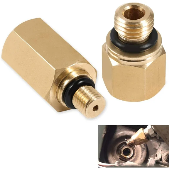 ICP Air Leak Test Fitting Kit, High Pressure Oil Rail Adapters for Ford 6.0L Powerstroke Diesel Engine