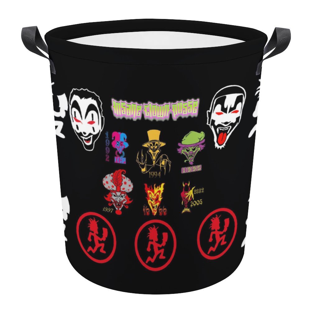 ICP Insane Clown Posse Laundry Hamper Circular Foldable Large Storage