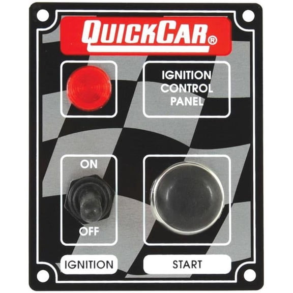 ICP05 Ignition Panel - Ignition Switch - Start Button & 1 Pilot Light