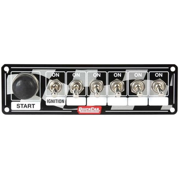 ICP20.5 Ignition Race Panel - Ignition Switch with Start Switch & 5 Accessory Switches