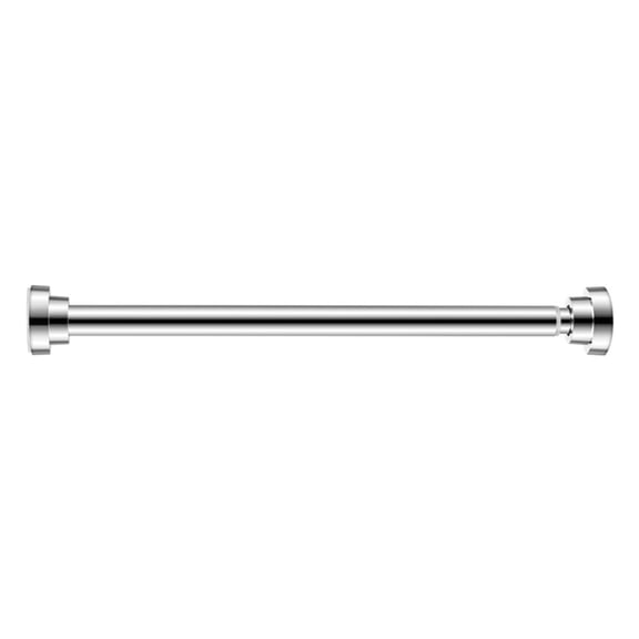 ICQOVD 1PC Extendable Shower Curtain Tension Rod for Bathroom,Kitchen,Garderobe,No Drilling Telescopic Bath Closet Hanging Pole,Applicable Length 15.75-21.65in