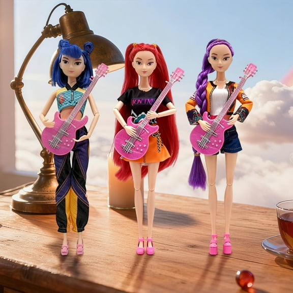 ICQOVD Anime Action Figure Doll Set with Accessories Collectible Fashion Dolls Gift for Fans