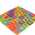 thumbnail image 1 of ICQOVD Baby Foam Play Mat,36 Piece Interlocking EVA Foam Floor Puzzle Tiles,Colorful Soft Crawling Mat for Toddlers,Playroom,Nursery,Exercise and Learning Area, 1 of 9