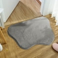 ICQOVD Bathroom Toilet Door Absorbent Floor Mat Carpet Bedroom Non