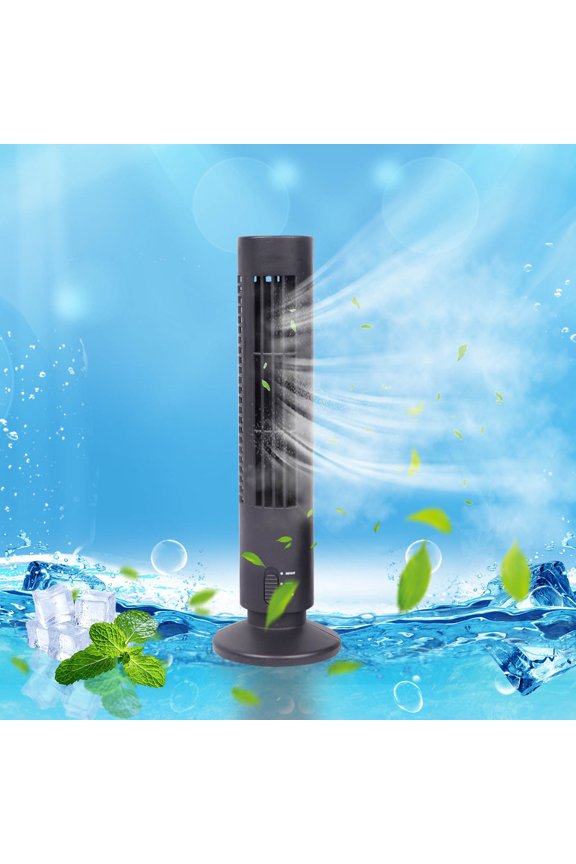 Bedroom Tower Fan, Indoor Silent Oscillating Fan, Portable Vertical Bladeless Fan for Blowing Cold Air, Floor Fan for Office, Room, Living Room