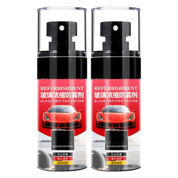 ICQOVD Car Anti Fog Spray for Windshield Rearview Mirror Long Lasting Clear Vision Glass Defogger Automotive Care 60ml