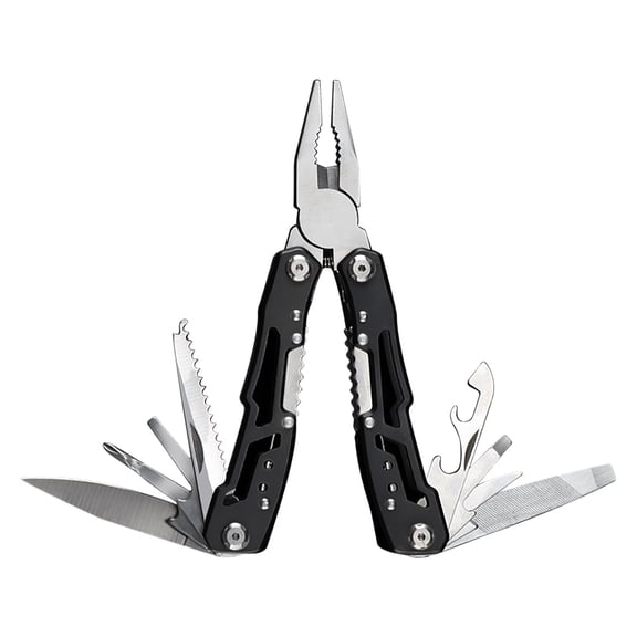 ICQOVD 12 In 1 Multi-Tool Pliers,Premium Portable Multi-Tool with Lock Stainless Steel Multi-Tool Pliers Pocket Knife for Survival,Camping,Gift