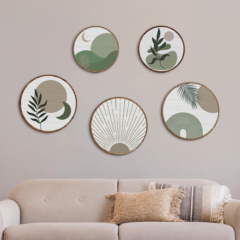 ICQOVD Clearance Boho Art Wall Decoration Wooden Wall Decor Round Boho ...
