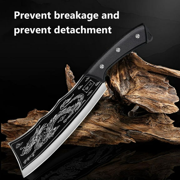 ICQOVD Dragon Slaying Knife 8 2 Inch Super Sharp High Carbon Stainless Steel Kitchen Knives for Cutting Boning and Chopping Needs with Comfort Ha