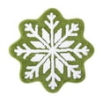 thumbnail image 1 of ICQOVD Clearance Winter Snowfleke Rug, 26.4" Christmas Snowflake Door Mat, Non Slip Washable Welcome Door Mat, Cute Winter Doormats for Indoor Outdoor Entrance Home Bathroom, 1 of 7