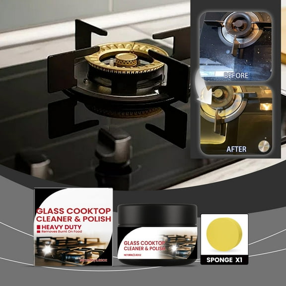 ICQOVD Glass Stove Top Polishing Cleaner