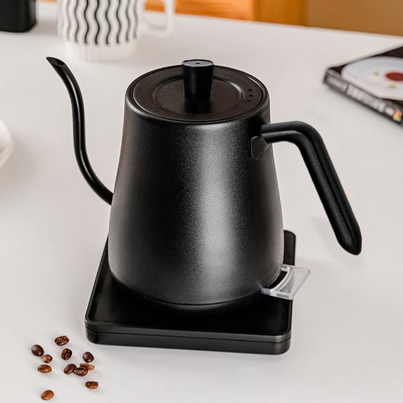 Lulshou Gooseneck Electric Kettle 800ML Stainless Steel Water Kettle for Coffee and Tea Fast Heating with Auto Shut off and Boil Dry Protection,Home Decor Collection